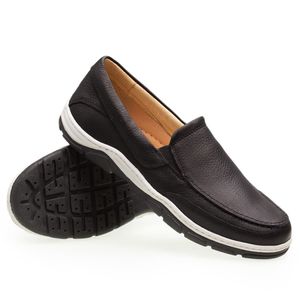 Tênis Doctor Shoes Esporão Couro 1923 Preto