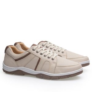 Tênis Doctor Shoes Esporão Couro 1922 Palha