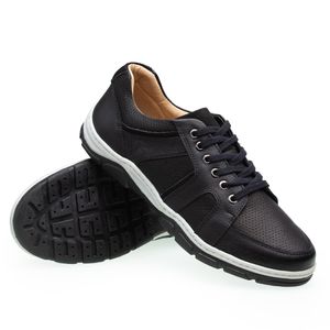 Tênis Doctor Shoes Esporão Couro 1922 Preto