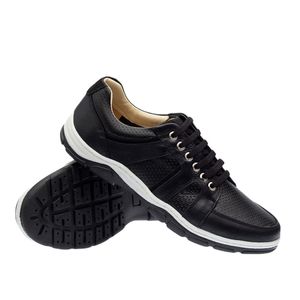 Tênis Doctor Shoes Couro 1922 Preto