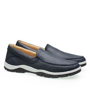 Tênis Doctor Shoes Esporão Couro 1923 Marinho