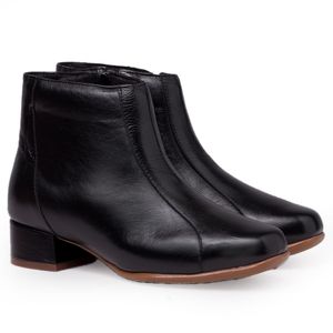 Bota Doctor Shoes Couro 1216 Preto