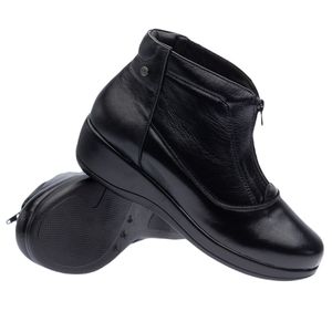 Bota Doctor Shoes Couro 155 Preto