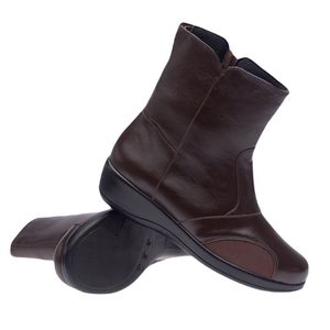 Bota Doctor Shoes Couro 210 Marrom