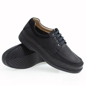 Sapato Casual Doctor Shoes Couro 417 Preto