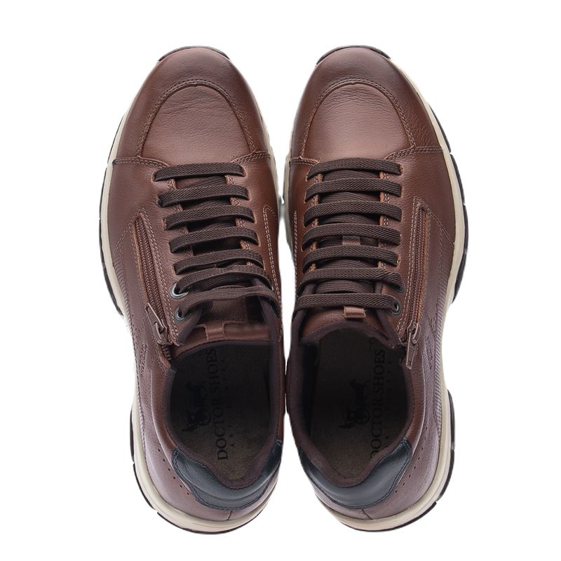 Tenis-Doctor-Shoes-Couro-64415--Elastico--Whisky-Petroleo