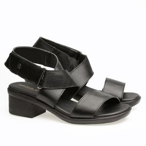 Sandália Doctor Shoes Couro 1568 Preto