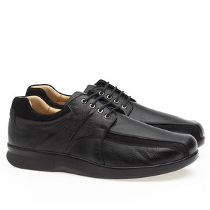 Sapato Casual Doctor Shoes Couro 3068 Preto