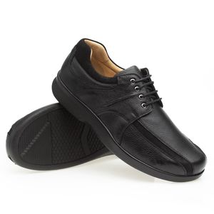 Sapato Casual Doctor Shoes Couro 3068 Preto