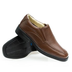 Sapato Casual Doctor Shoes Couro 917 Camel