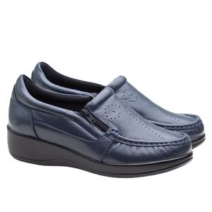 Mocassim Doctor Shoes Couro 200 Petróleo