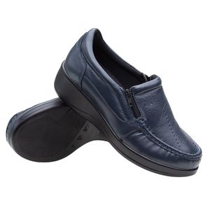 Mocassim Doctor Shoes Couro 200 Petróleo