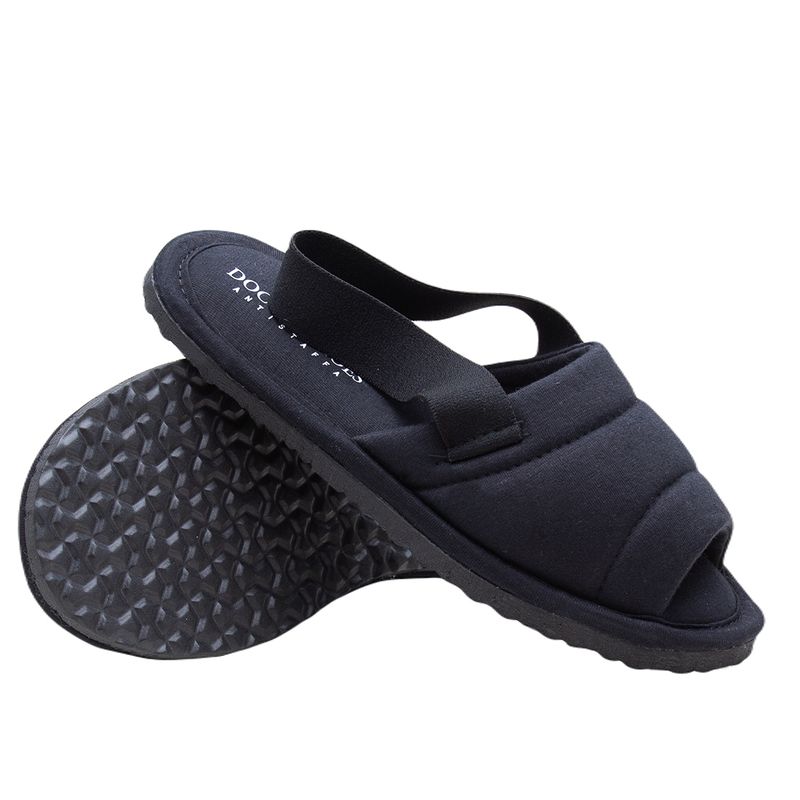 Chinelo-Doctor-Shoes-Pluma-para-quarto-02180-Preto