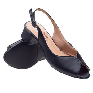 Sandália Doctor Shoes Couro 202 Preto