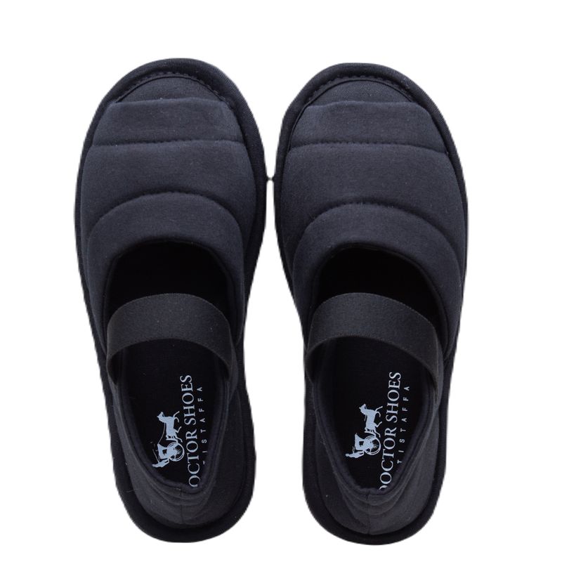 Chinelo-Doctor-Shoes-Pluma-para-quarto-02182-Preto