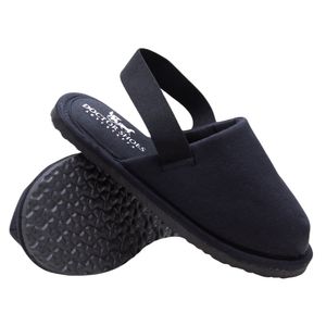 Chinelo Doctor Shoes Pluma para quarto 02181 Preto