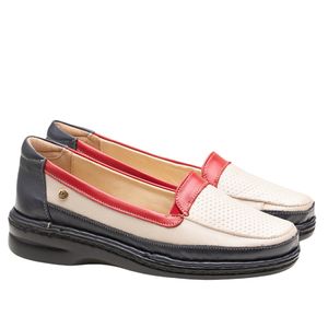 Sapato Casual Doctor Shoes Couro 376 Petróleo