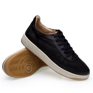 Tênis Doctor Shoes Sneaker Esporão Couro 2408 Preto