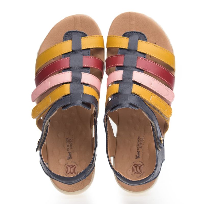 Sandalia-Doctor-Shoes-Couro-105-Marinho-Ipe-Carmim-Rosado