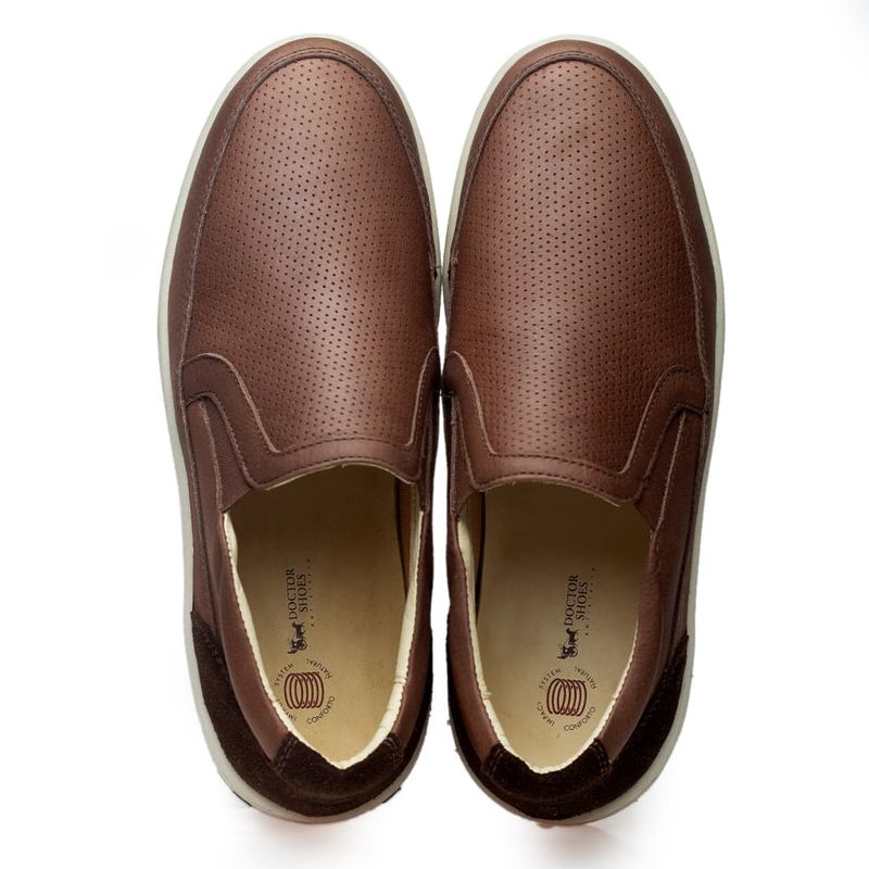 Tenis-Doctor-Shoes-Sneaker-Couro-2409-Marrom