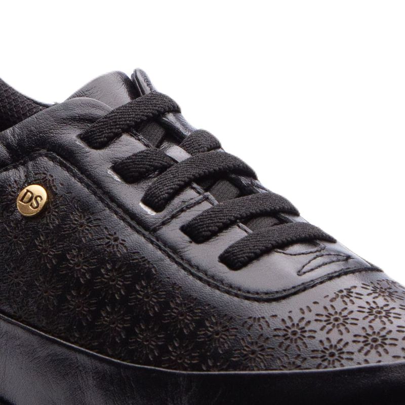 Tenis-Doctor-Shoes-Couro-1406--Elastico--Preto-Preto