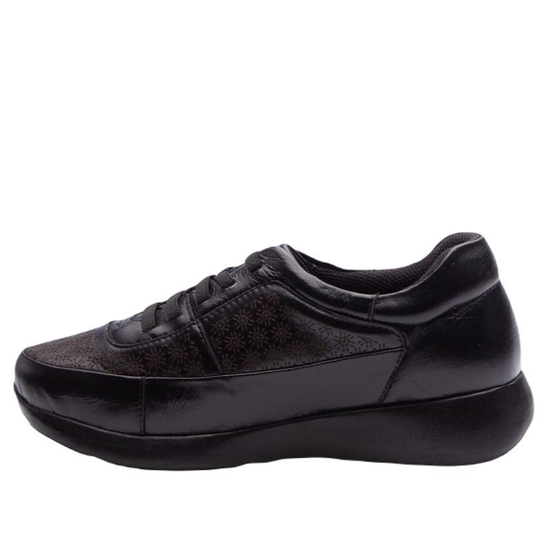 Tenis-Doctor-Shoes-Couro-1406--Elastico--Preto-Preto