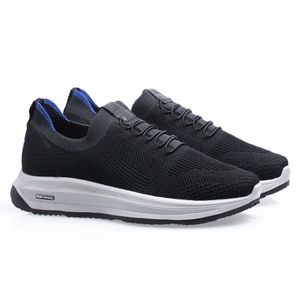 Tênis Doctor Shoes Knit 60810 (Elástico) Preto/Chumbo/Bic