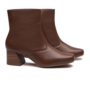 Bota Doctor Shoes em Couro 46001 Cacau