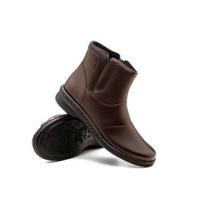 Bota Doctor Shoes Couro 373 Marrom