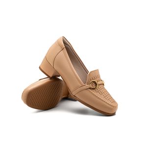 Mocassim Doctor Shoes Oxford Couro 1495 Rosê