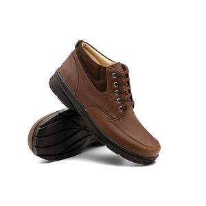 Bota Doctor Shoes Couro 8923 Marrom