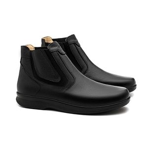 Bota Doctor Shoes Esporão Couro 3054 Preto