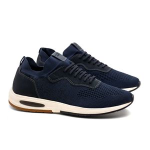 Tênis Doctor Shoes knit 59425 (Elástico) Marinho