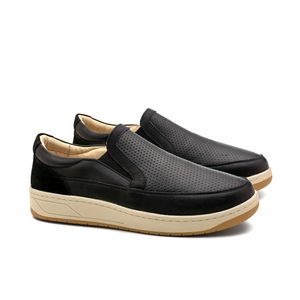 Tênis Doctor Shoes Sneaker Couro 2409 Preto