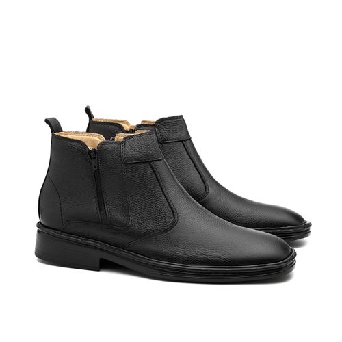 Bota Doctor Shoes Couro 1001 Preto