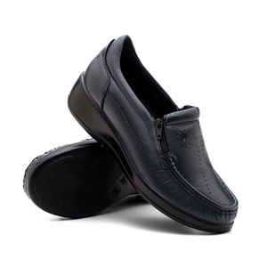 Mocassim Doctor Shoes Couro 200 Petróleo