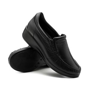 Mocassim Doctor Shoes Couro 200 Preto