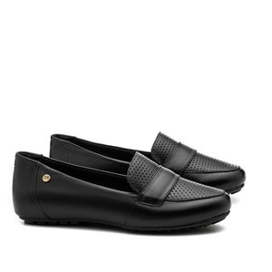 Mocassim Doctor Shoes Couro 1177 Preto