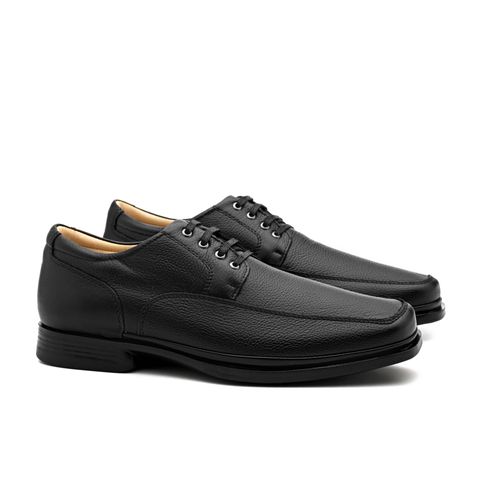 Sapato Social Doctor Shoes Anti Impacto em Couro 549203 Preto