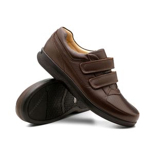 Sapato Casual Doctor Shoes Couro 3058 Marrom