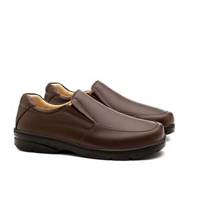 Sapato Casual Doctor Shoes Esporão em Couro 5300 Marrom