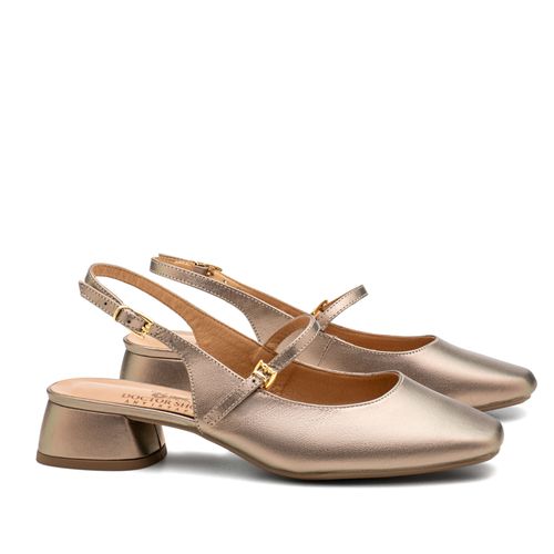 Sapato Confortável Doctor Shoes em Couro 33085 Prata Velho