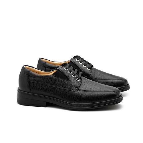 Sapato Casual Doctor Shoes Couro 918 Preto