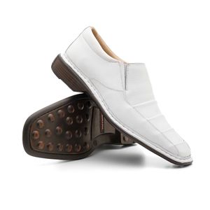 Sapato Casual Doctor Shoes Couro 3023 Branco