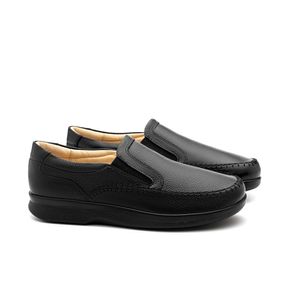 Sapato Casual Doctor Shoes Couro 3064 Preto