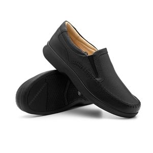 Sapato Casual Doctor Shoes Couro 3064 Preto