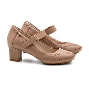 Sapato Salto Doctor Shoes Couro 789 Fendy