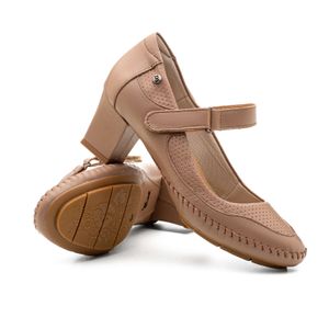 Sapato Salto Doctor Shoes Couro 789 Fendy