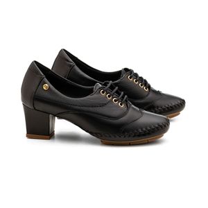 Sapato Salto Doctor Shoes Couro 790 Preto