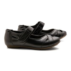 Sapatilha Doctor Shoes Couro 1298 Preto